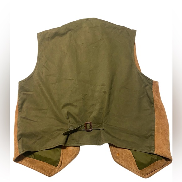 Eddie Bauer Leather Vest - Picture 2 of 3